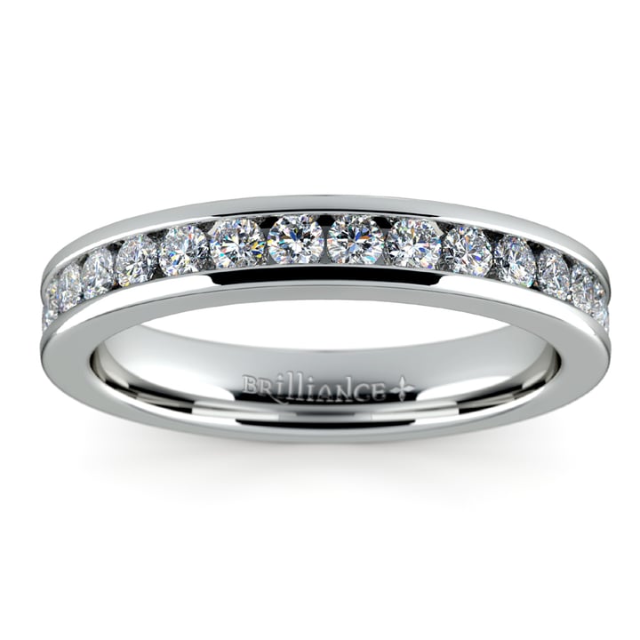 Channel Diamond Wedding Ring in Palladium (1/2 ctw) | Thumbnail 02