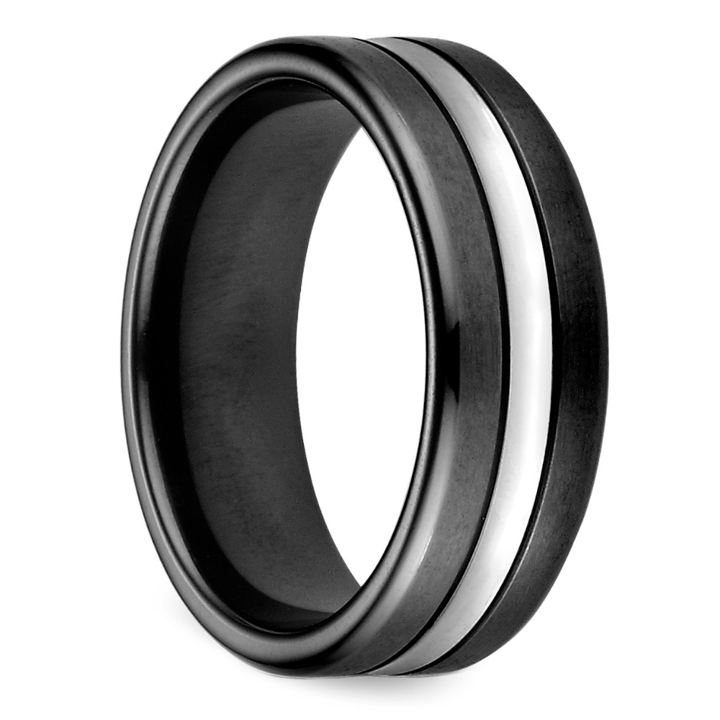 Monochrome Ring For Men In Cobalt | Thumbnail 02