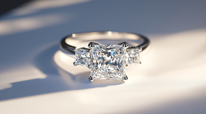 Three-Stone Engagement Rings