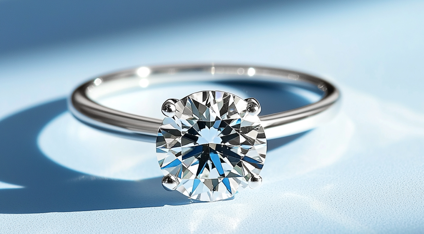 Modern Bezel Engagement Ring