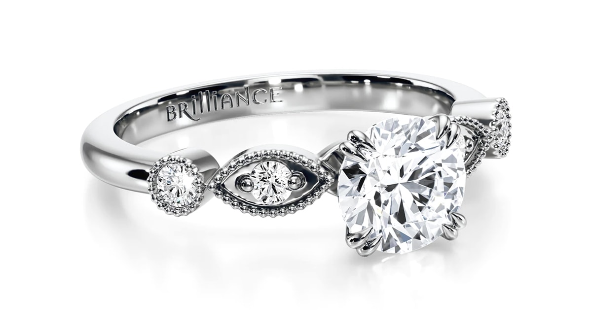 Edwardian Style Engagement Ring