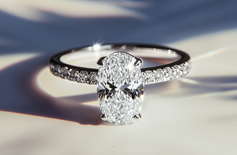 diamond shape oval