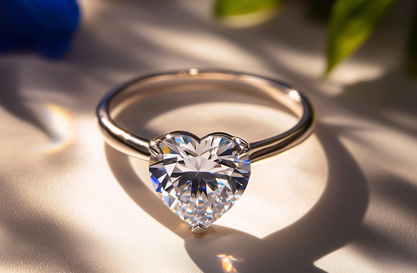 diamond shape heart