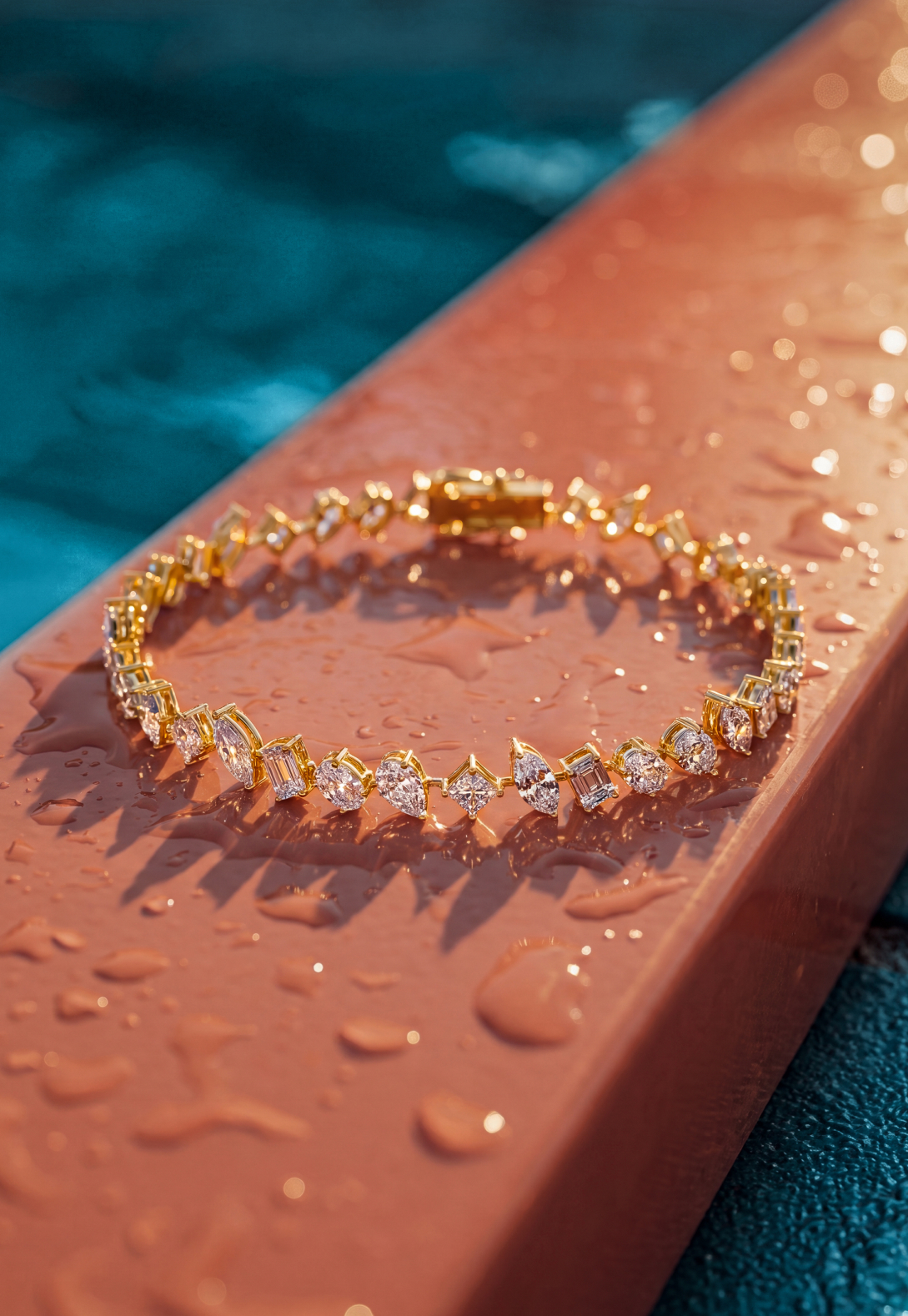 Lab diamond bracelets