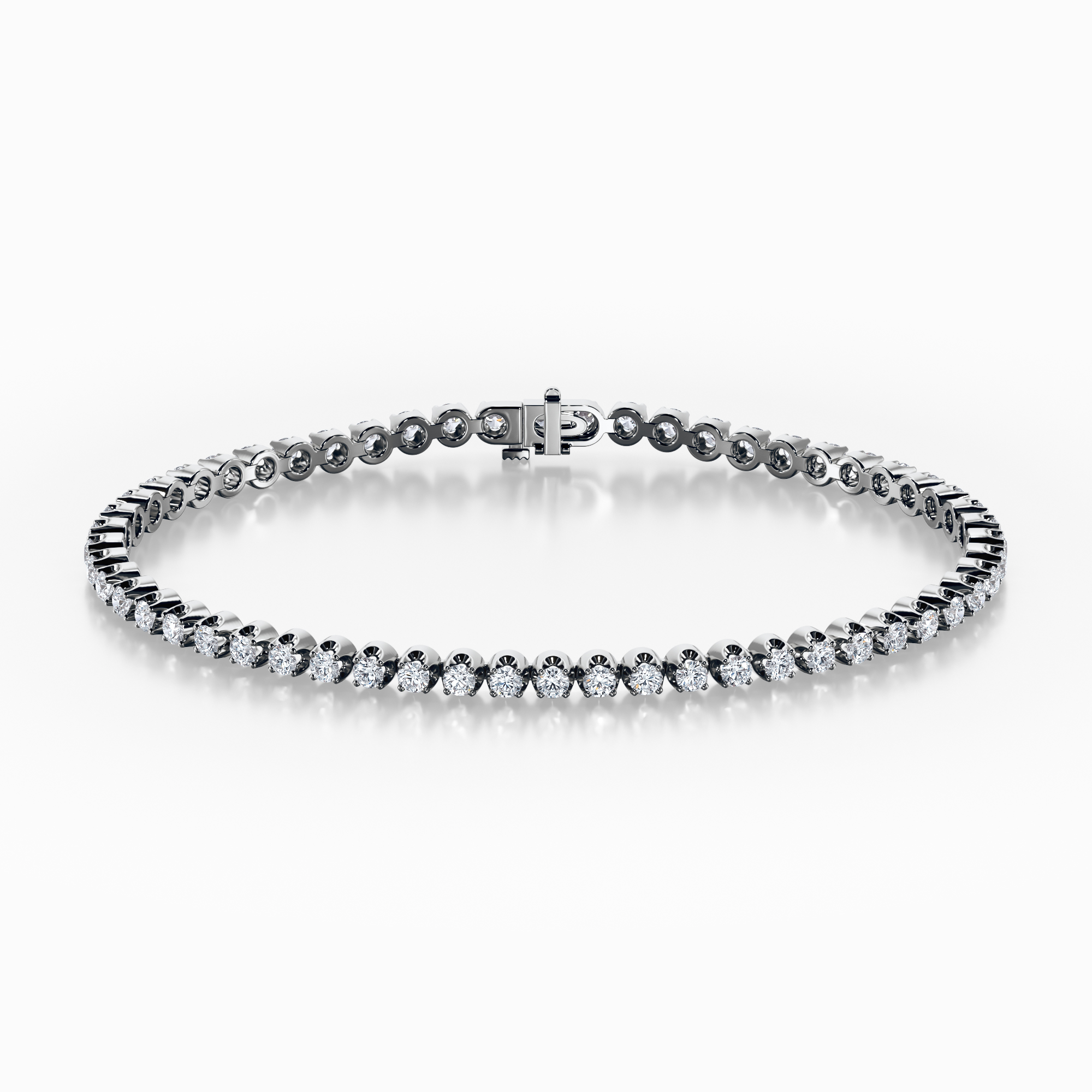 Line Illusion Tennis Bracelet