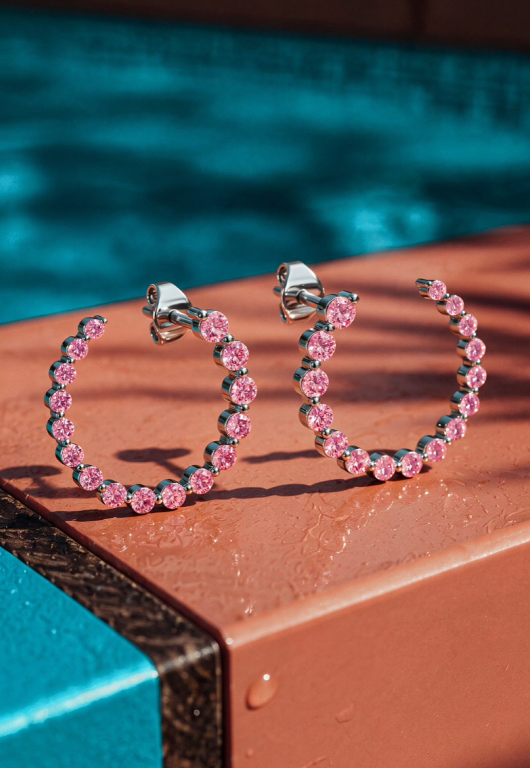 Lab diamond studs