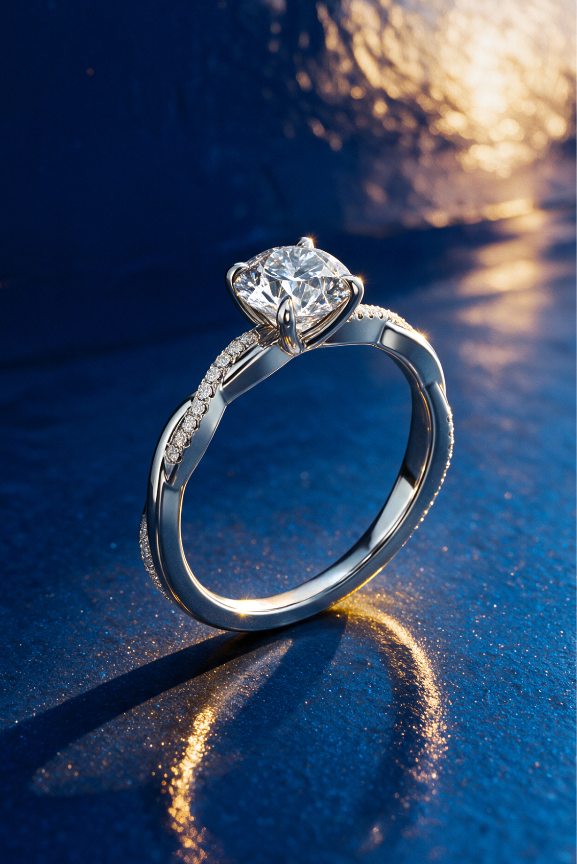 Diamond engagement ring