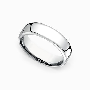 6.5 Mm Cobalt Wedding Ring For Men (Comfort Fit)
