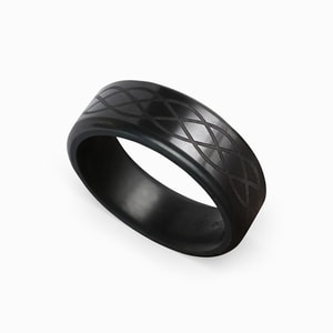 Kratos - Celtic Design Polished Elysium Mens Wedding Band