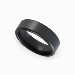 Kratos - Satin Finish Elysium Mens Wedding Ring (6mm Wide)