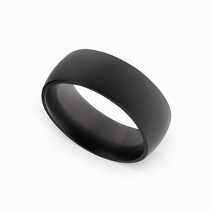 Matte Black Mens Ring In Elysium - Nyx