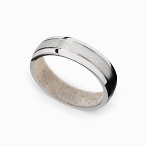 Mens Stone Wedding Band In Cobalt - The Stone Mason