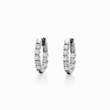 Inside Out Hoop Earrings