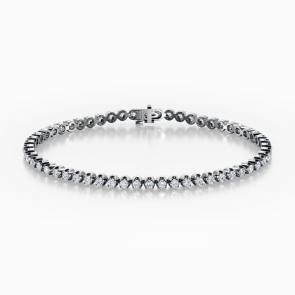 Line Illusion Tennis Bracelet
