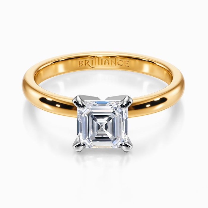 Classic Solitaire Engagement Ring in Yellow Gold