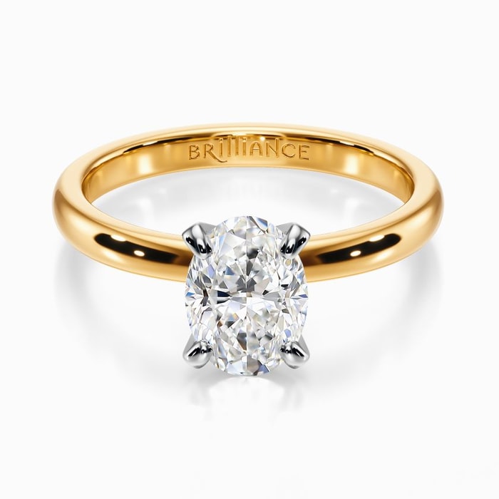 Classic Solitaire Engagement Ring in Yellow Gold