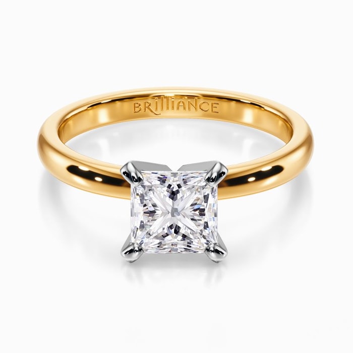 Classic Solitaire Engagement Ring in Yellow Gold