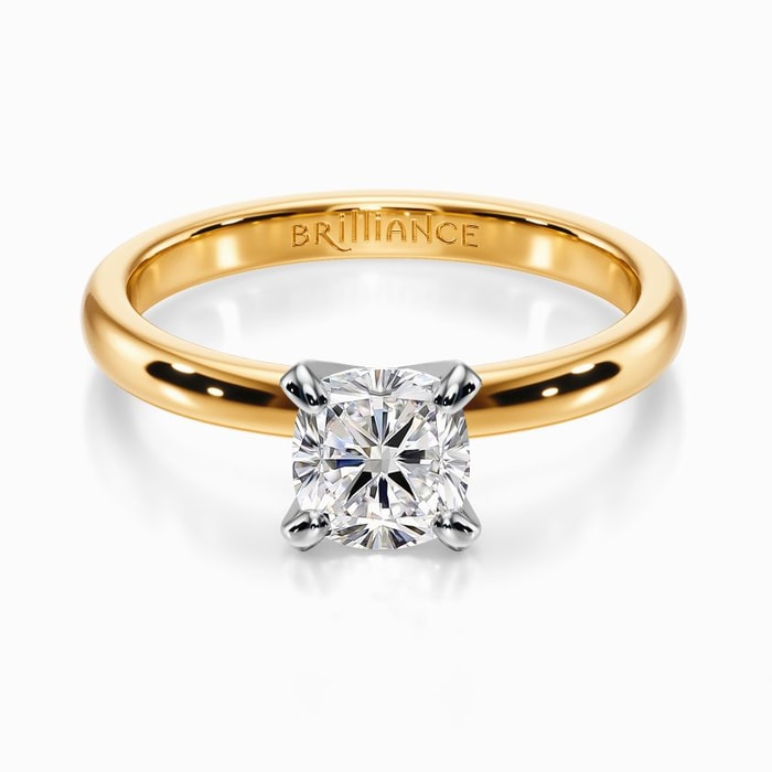 Classic Solitaire Engagement Ring in Yellow Gold