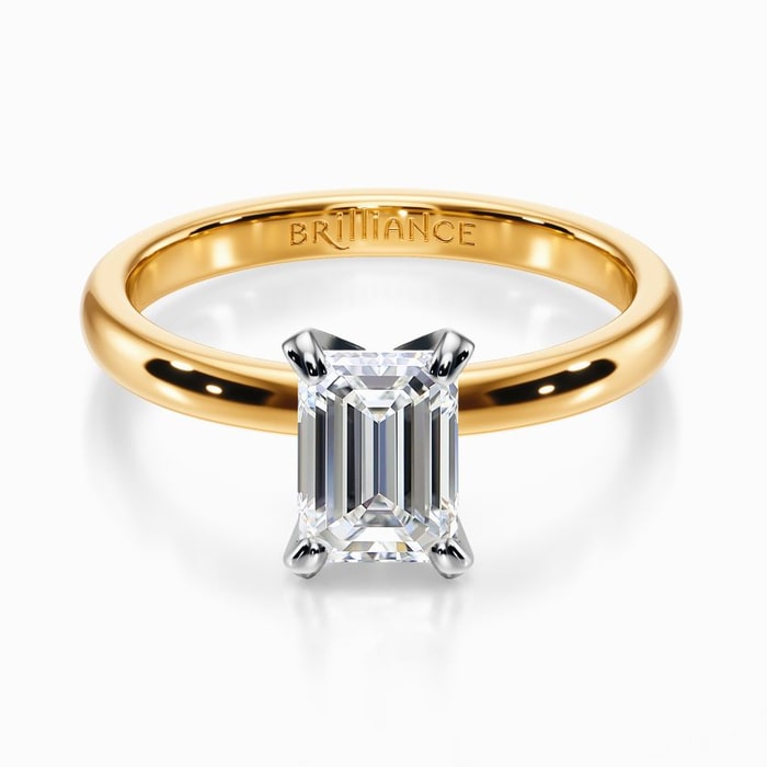 Classic Solitaire Engagement Ring in Yellow Gold