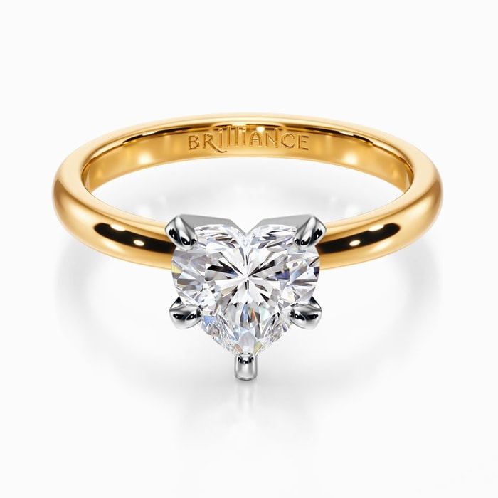 Classic Solitaire Engagement Ring in Yellow Gold