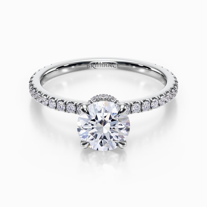 Kei Diamond Engagement Ring in Platinum