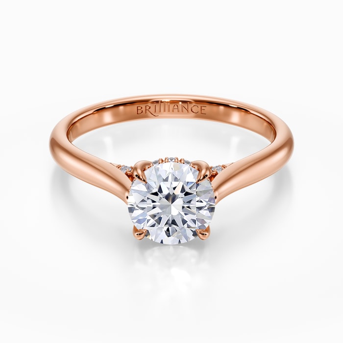 Maya Diamond Engagement Ring in Rose Gold