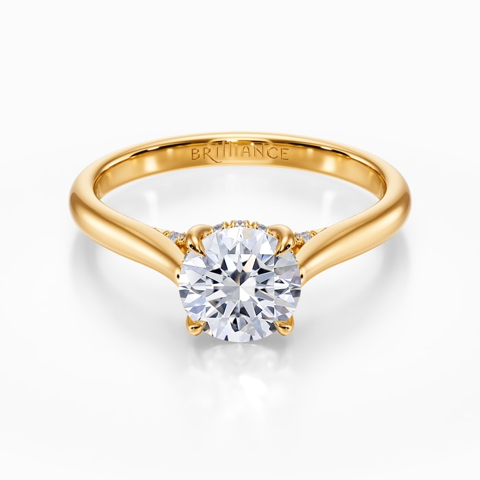 Maya Diamond Engagement Ring in Yellow Gold