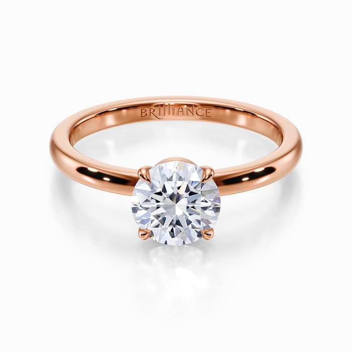 Royal Solitaire Engagement Ring in Rose Gold