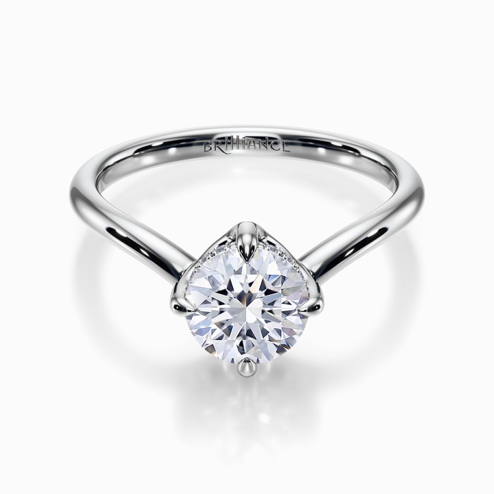 Selene Engagement Ring in White Gold
