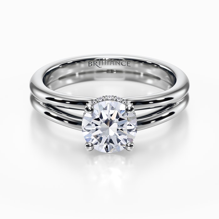 Stella Diamond Engagement Ring in White Gold