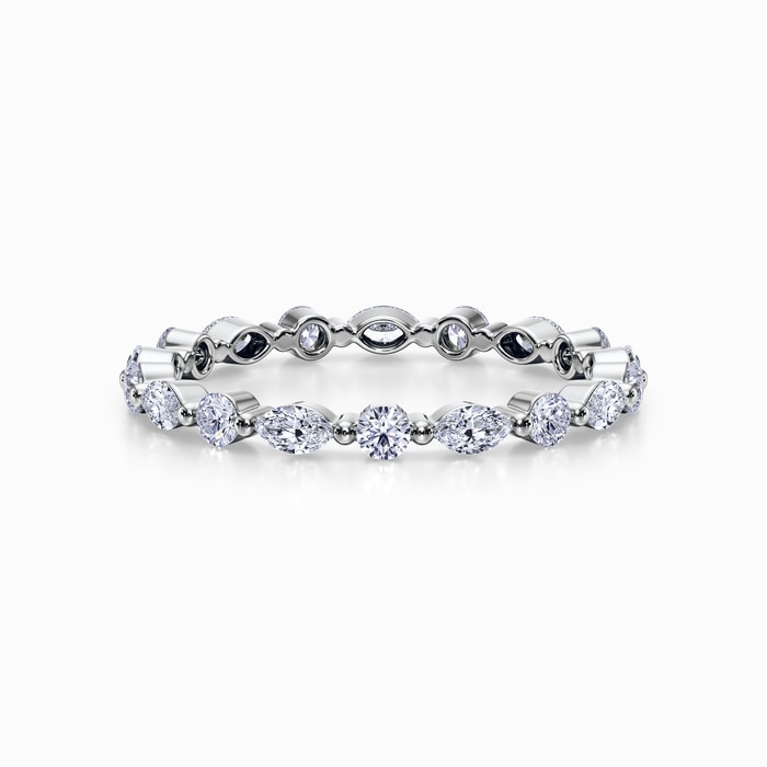 Versailles Eternity Diamond Wedding Ring in White Gold