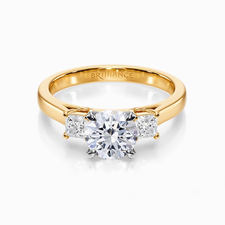 princess cut diamond dress rings Vera Wang Platinum Princess Cut Diamond Engagement Ring 5.43ct I/VS2 GIA