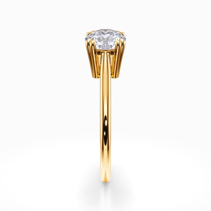 Timless Gold Rings Timeless Solitaire Engagement Ring in Yellow Gold