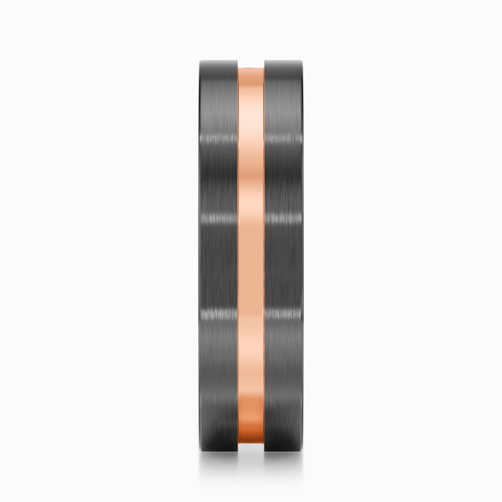 thumbnail image 2 of 16mm Stainless Steel Men's Bulky Band Ring - Black/Gold/Silver/Rose Gold Sizes 6-11 2 of 2