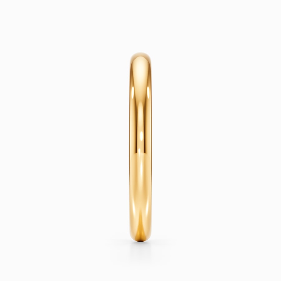 Comfort-Fit Wedding Band In Yellow Gold (2.5 mm)
