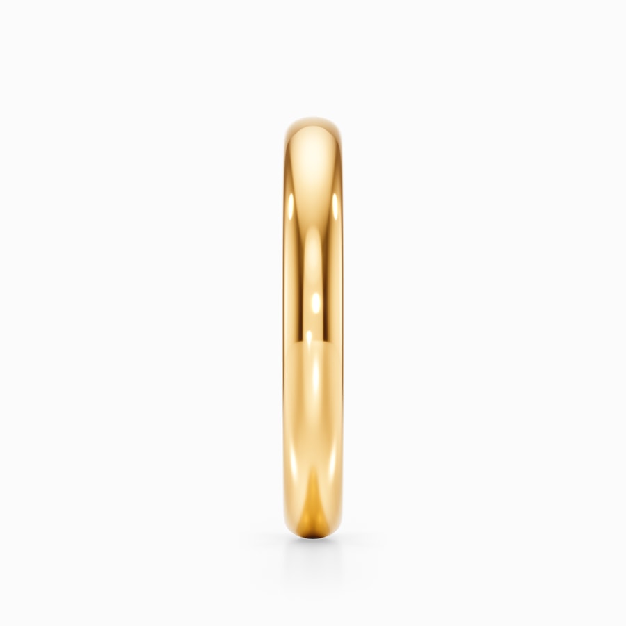 Comfort-Fit Wedding Ring in Yellow Gold (3 mm)