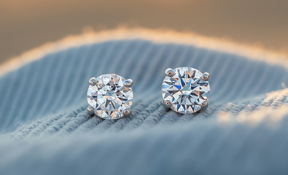 Diamond Stud Earrings