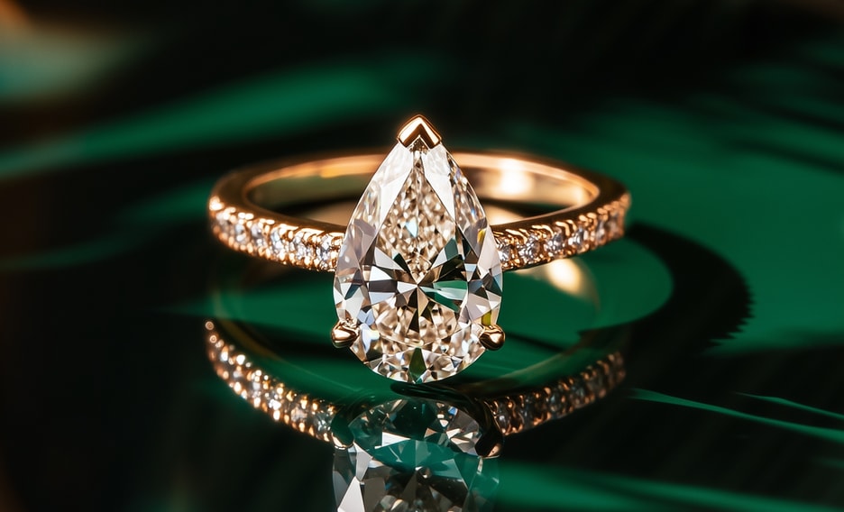 Pear Engagement Rings