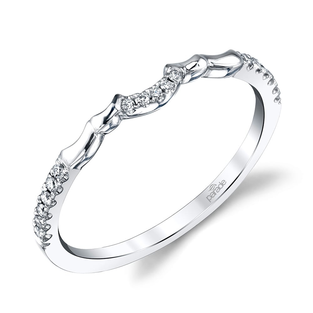 Matching Classic Diamond Wedding Ring Band In White Gold | Thumbnail 01