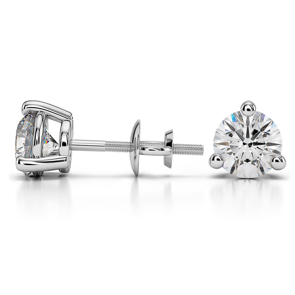 2 Ctw Diamond Stud Earrings In Platinum | 03