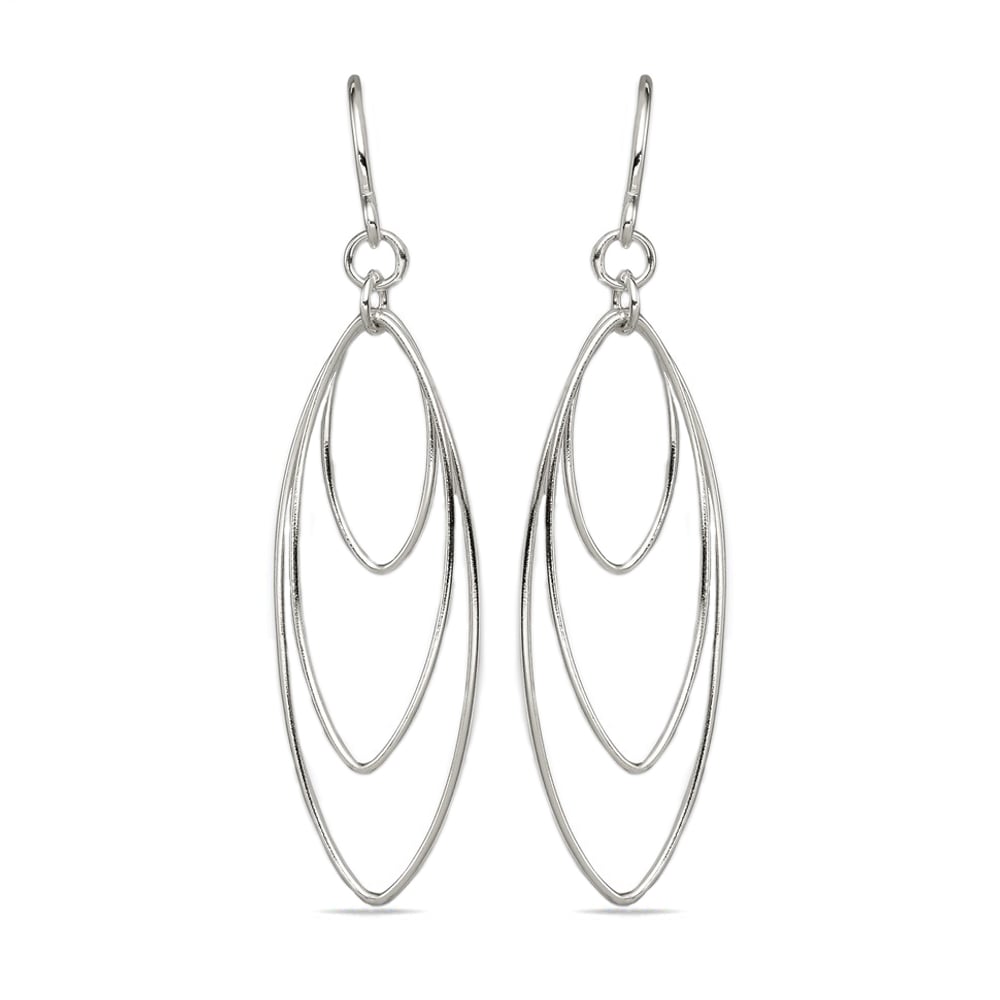 Jewelry Earrings Dangles Titanium Dangle silver-colored elegant 