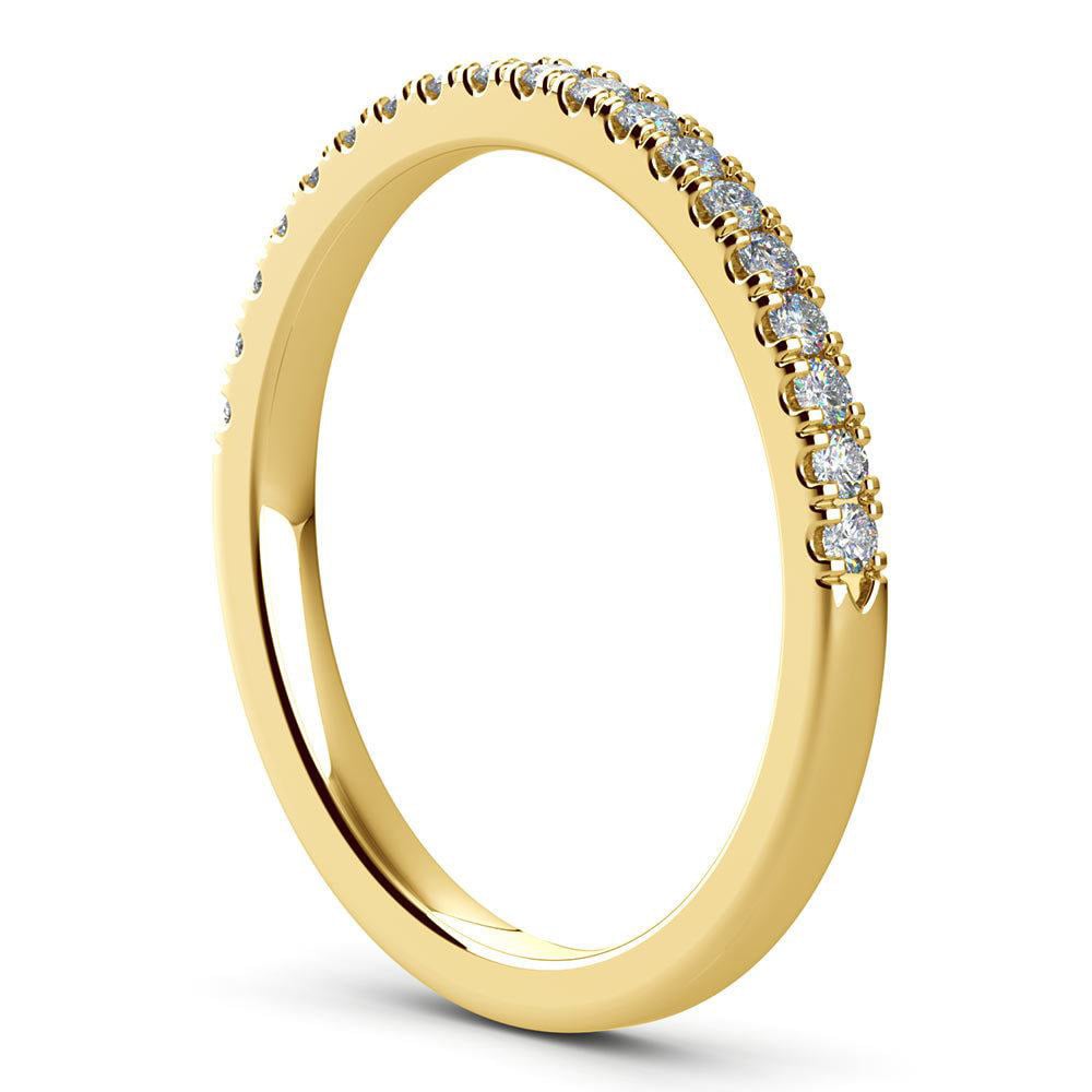 Double Halo Diamond Bridal Set in Yellow Gold | 05