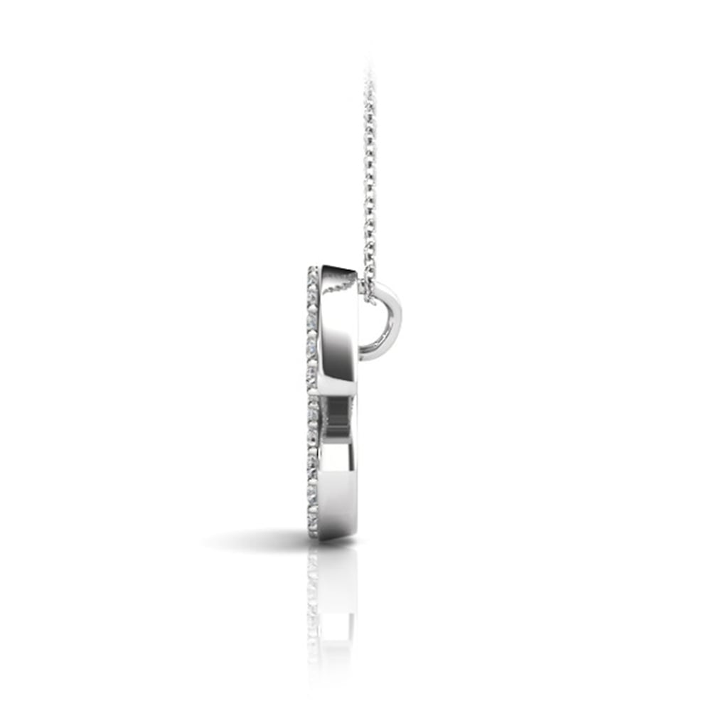 Diamond Initial Necklace - S | 02
