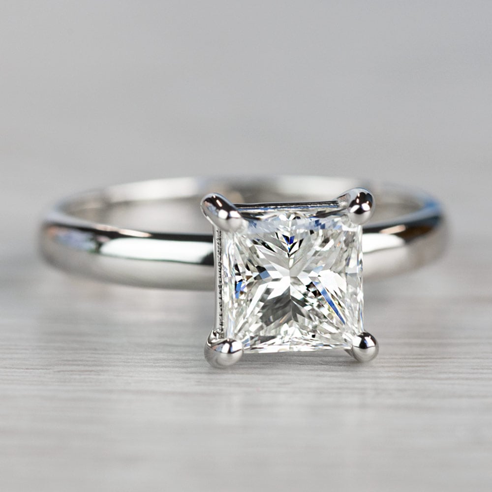 Brilliant Comfort-Fit Solitaire 2 Carat Diamond Ring - small angle 3