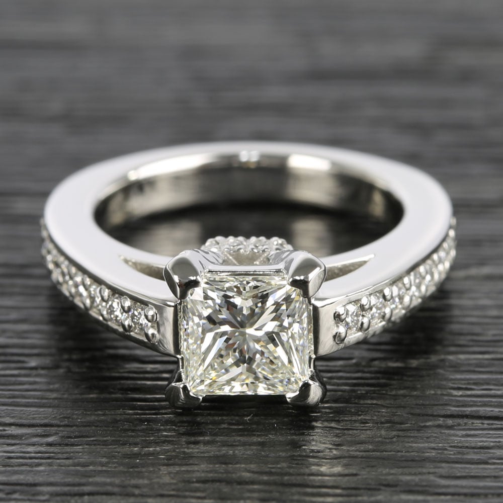 Custom Princess Cut Engagement Ring (1.50 Carat)