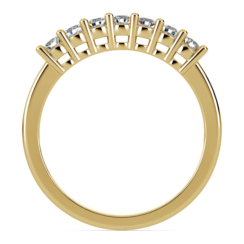 Yellow Gold Seven Stone Diamond Ring (1/3 Ctw) | 03