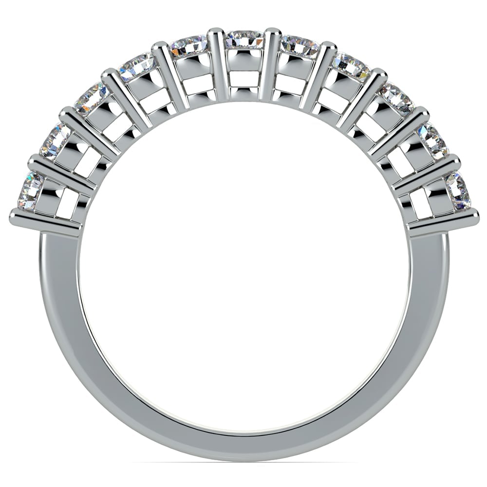 Eleven Stone Diamond Wedding Ring In White Gold (3/4 Ctw) | Thumbnail 03