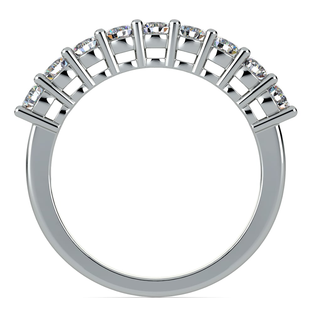 White Gold Nine Stone Diamond Wedding Ring (3/4 Ctw) | Thumbnail 03