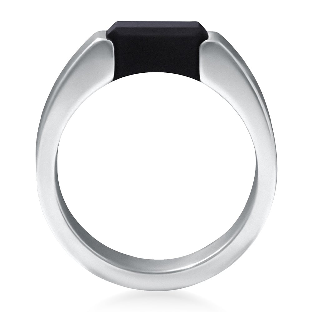 Ajax - Titanium Elysium Black Diamond Ring | 03