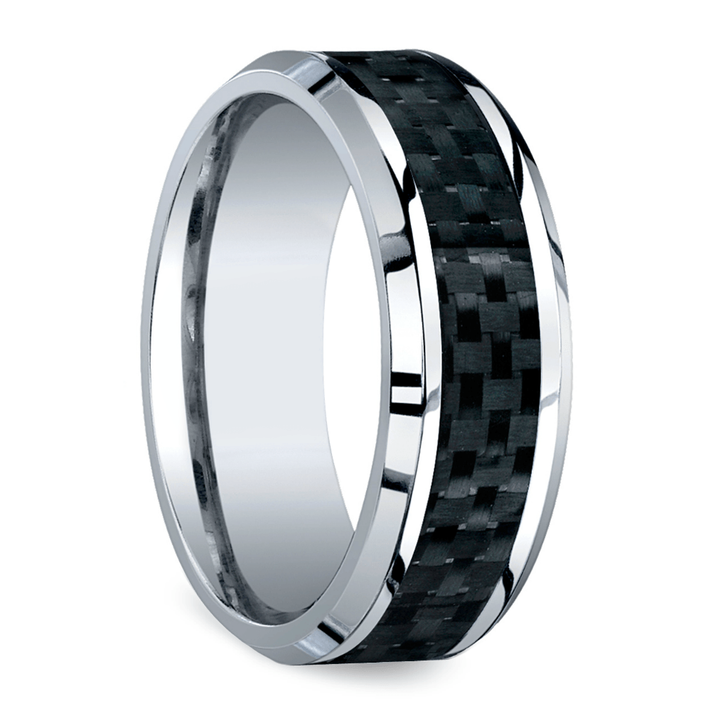 Cobalt Ring With Carbon Fiber Inlay | Thumbnail 02